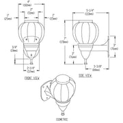 ASI 0371 Commercial Liquid Soap Dispenser, Surface-Mounted, Manual-Push, Plastic - 16 Oz - TotalRestroom.com