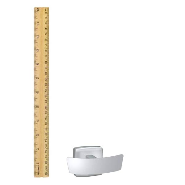ASI 7345-S Commercial Restroom Double Robe Hook, Stainless Steel w/ Satin Finish