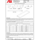 ASI 20692-612 Roval - Shelf - Stainless Steel - 6"D X 12"L - Surface Mounted