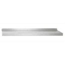 ASI 0694-24, Commercial Shelf w/ Backsplash, 5" D x 24" L, Stainless Steel w/ Satin Finish - TotalRestroom.com
