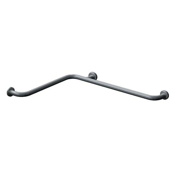 ASI 3550 (36 x 24 x 1.5) Commercial Grab Bar, 1-1/2" Diameter x 36" Length, Exposed-Mounted, Stainless Steel