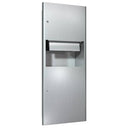 ASI 94696A Automatic Combination Commercial Paper Towel Dispenser/Waste Receptacle, Recessed-Mounted, Stainless Steel - TotalRestroom.com