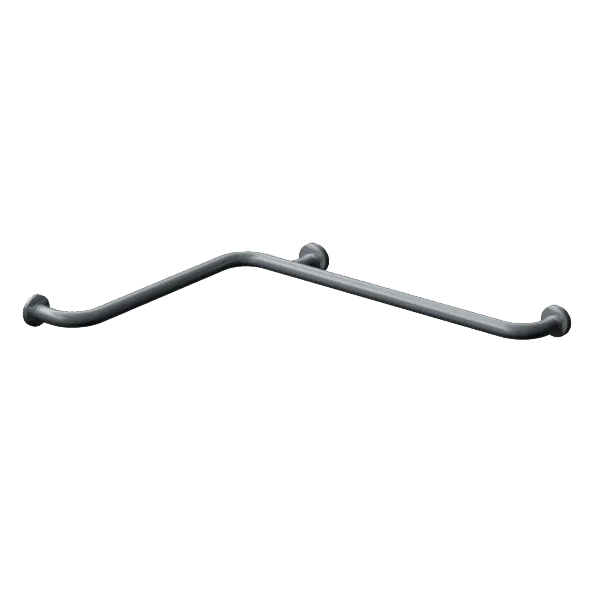 ASI 3874 (33.125 x 18.125 x 1.25) Commercial Grab Bar, 1-1/2" Diameter x 33-1/8" Length, Stainless Steel