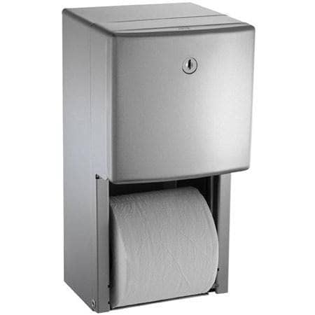 ASI 20030 Commercial Toilet Paper Dispenser, Roval-Surface-Mounted, Stainless Steel w/ Satin Finish - TotalRestroom.com