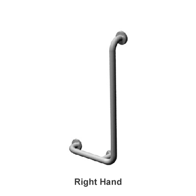 ASI 3804-RP  (32 x 16 x 1.5)  Commercial Right Hand Grab Bar, 1-1/2" Diameter x 32" Length, Stainless Steel