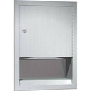 ASI 0457 Commercial Paper Towel Dispenser, Recessed-Mounted, Stainless Steel - TotalRestroom.com
