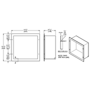 ASI 8155 Commercial Specimen Cabinet Extension Sleeve, Stainless Steel