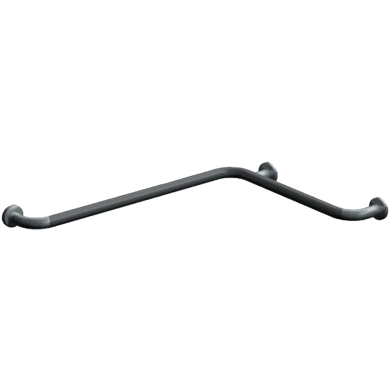 ASI 3874-P (33.125 x 18.125 x 1.25) Commercial Grab Bar, 1-1/2" Diameter x 33-1/8" Length, Stainless Steel (Peened)