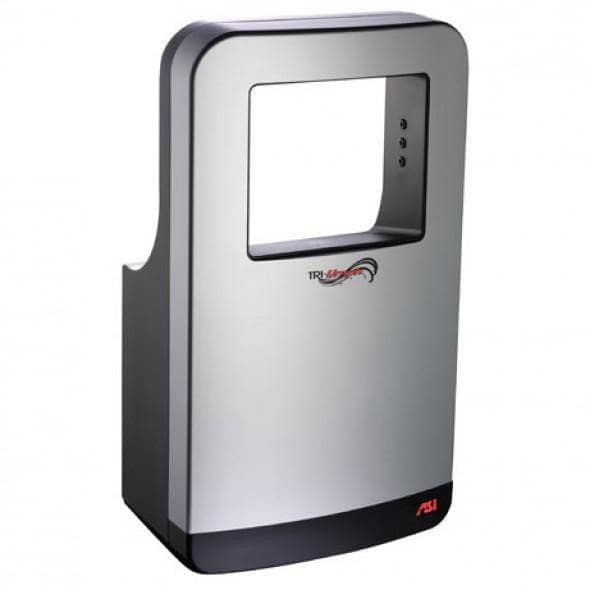 ASI 20200 Automatic Hand Dryer, 110-120/208-240/277 Volt, Surface-Mounted, Plastic - TotalRestroom.com