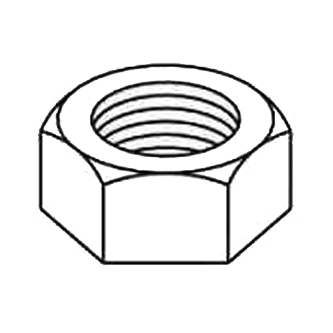 Bobrick 1000930 Hex Nut Repair Part