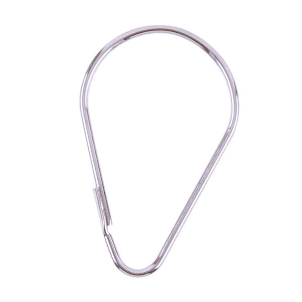 Bobrick B-204-1 Commercial Shower Curtain Hook, Stainless Steel (QTY 1)