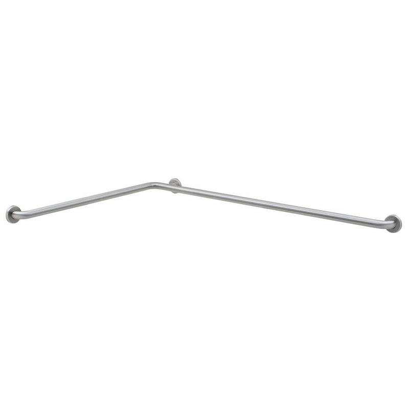 Bobrick B-68137.99 (54 x 36 x 1.5) Commercial Grab Bar, 1-1/2" Diameter x 54" Length, Stainless Steel (Peened)