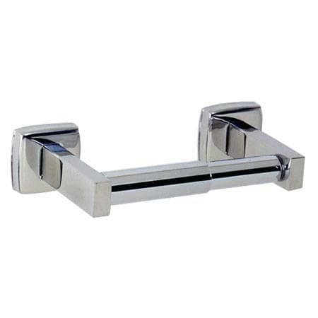 Bobrick B-76857 Commercial Toilet Paper Dispenser, Surface-Mounted, Stainless Steel w/ Satin Finish - TotalRestroom.com