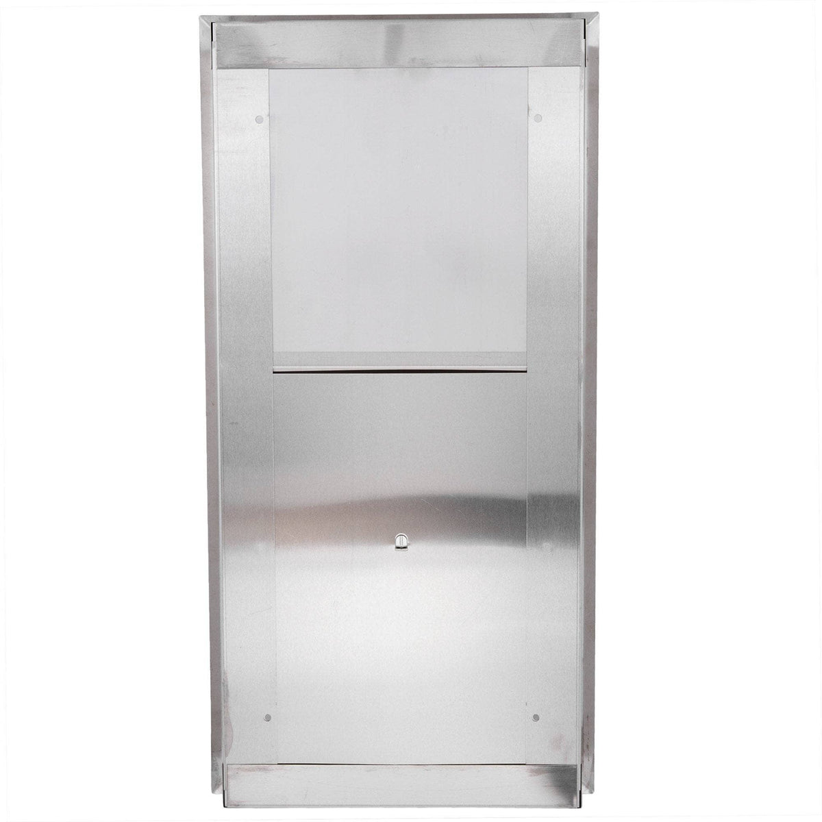 Bobrick B-369 Combination Commercial Paper Towel Dispenser/Waste Receptacle, Recessed-Mounted, Stainless Steel - TotalRestroom.com