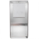 Bobrick B-369 Combination Commercial Paper Towel Dispenser/Waste Receptacle, Recessed-Mounted, Stainless Steel - TotalRestroom.com