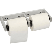 Bobrick B-2740 Commercial Double Roll Toilet Paper Dispenser, Surface-Mounted, Metal - TotalRestroom.com