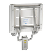 Bobrick B-517 Right Hand Folding Commercial Shower Seat, 360 lb
