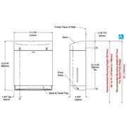 Bobrick B-5262 Commercial Paper Towel Dispenser, Surface-Mounted, Plastic - TotalRestroom.com