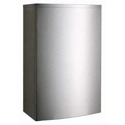 Bobrick B-277 Commercial Restroom Sanitary Waste Bin, 12 Gallon, Surface-Mounted, 15-1/8