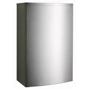Bobrick B-277 Commercial Restroom Sanitary Waste Bin, 12 Gallon, Surface-Mounted, 15-1/8" W x 23" H, 8-1/2" D, Stainless Steel