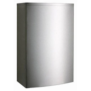 Bobrick B-277 Commercial Restroom Sanitary Waste Bin, 12 Gallon, Surface-Mounted, 15-1/8