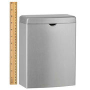 Bobrick B-270 Commercial Restroom Sanitary Napkin/Tampon Disposal, Surface-Mounted, Stainless Steel