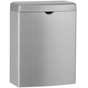 Bobrick B-270 Commercial Restroom Sanitary Napkin/Tampon Disposal, Surface-Mounted, Stainless Steel