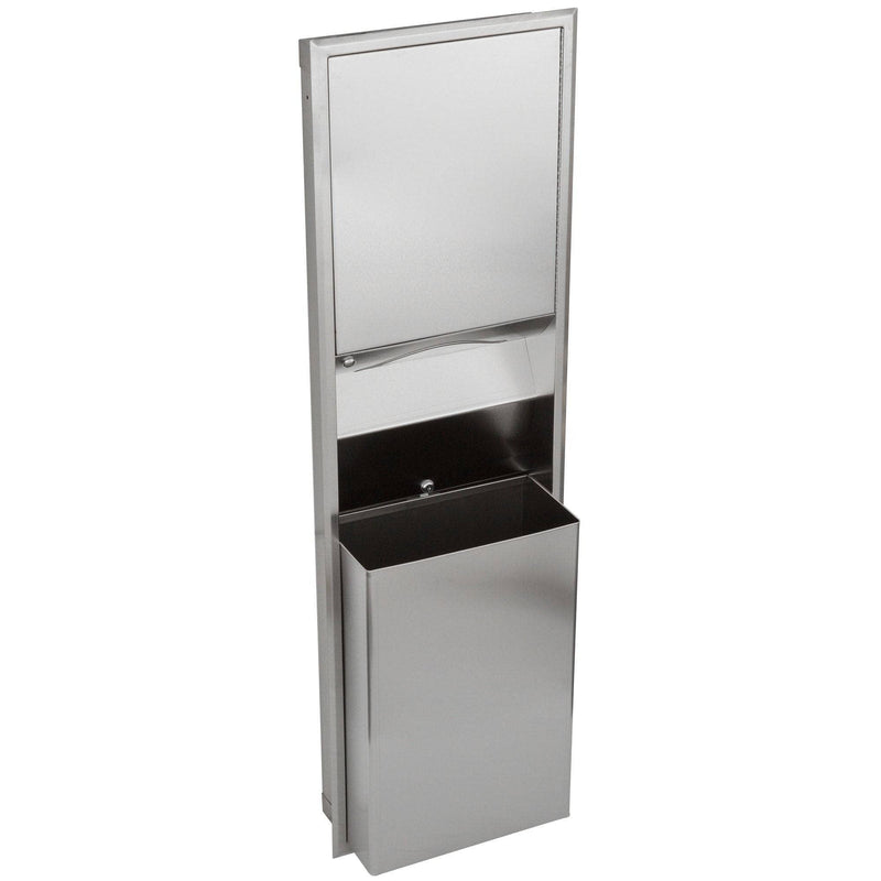 3944 Bobrick B-3944 Combination Commercial Paper Towel Dispenser/Waste ...
