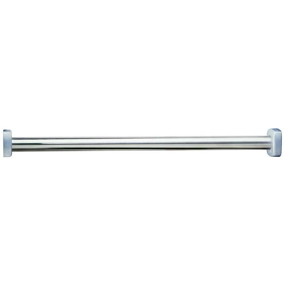Bobrick B-6047x60 Heavy-Duty Shower Curtain Rod, 60"Length, Stainless Steel - TotalRestroom.com