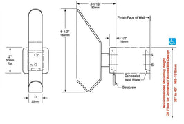 Bobrick B-682 Commercial Heavy-Duty Hat & Coat Hook, 2