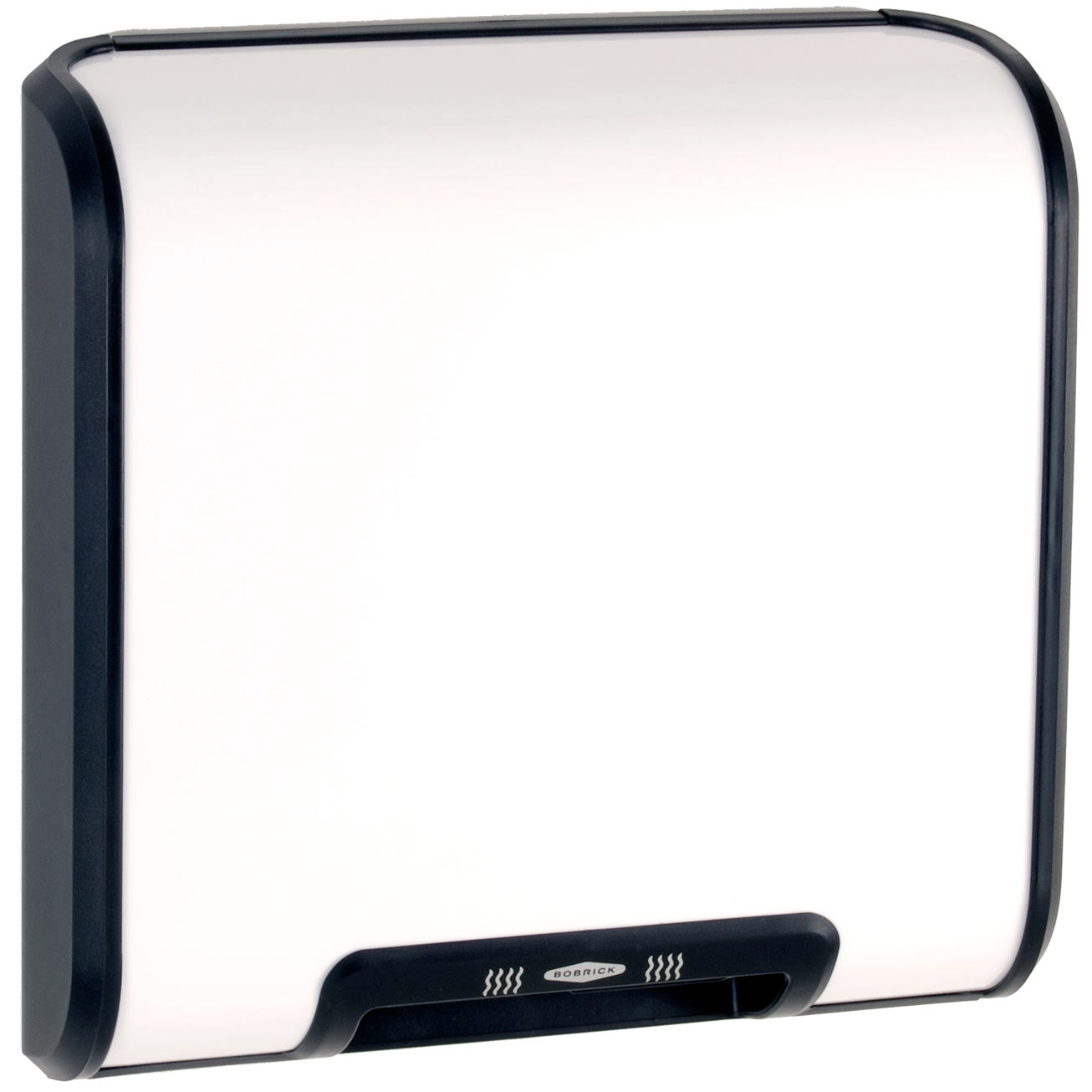 Bobrick B-7120 Automatic Hand Dryer, 230 Volt, Surface-Mounted, White Painted Cover