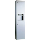 Bobrick B-38032 Combination Commercial Paper Towel Dispenser/Waste Receptacle, Semi-Recessed-Mounted, Stainless Steel - TotalRestroom.com