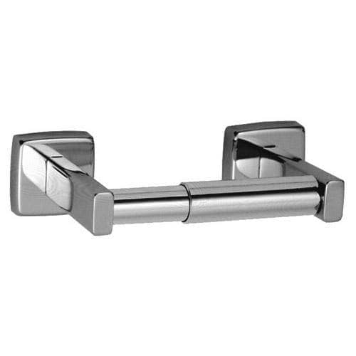 Bobrick B-6857 Commercial Toilet Paper Dispenser, Surface-Mounted, Zamak w/ Chrome Finish - TotalRestroom.com