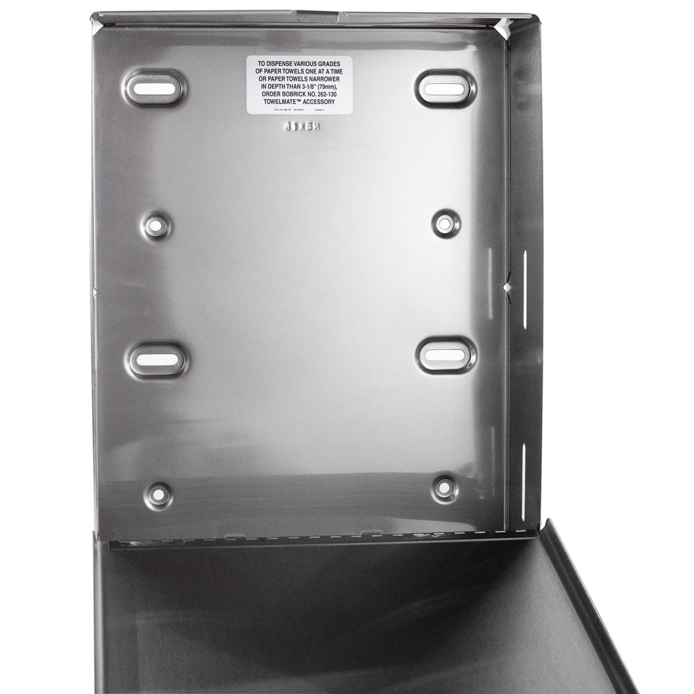Bobrick B-262 Commercial Paper Towel Dispenser, Surface-Mounted