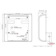 Bobrick B-7128 Automatic Hand Dryer, 230 Volt, Surface-Mounted, Stainless Steel - TotalRestroom.com