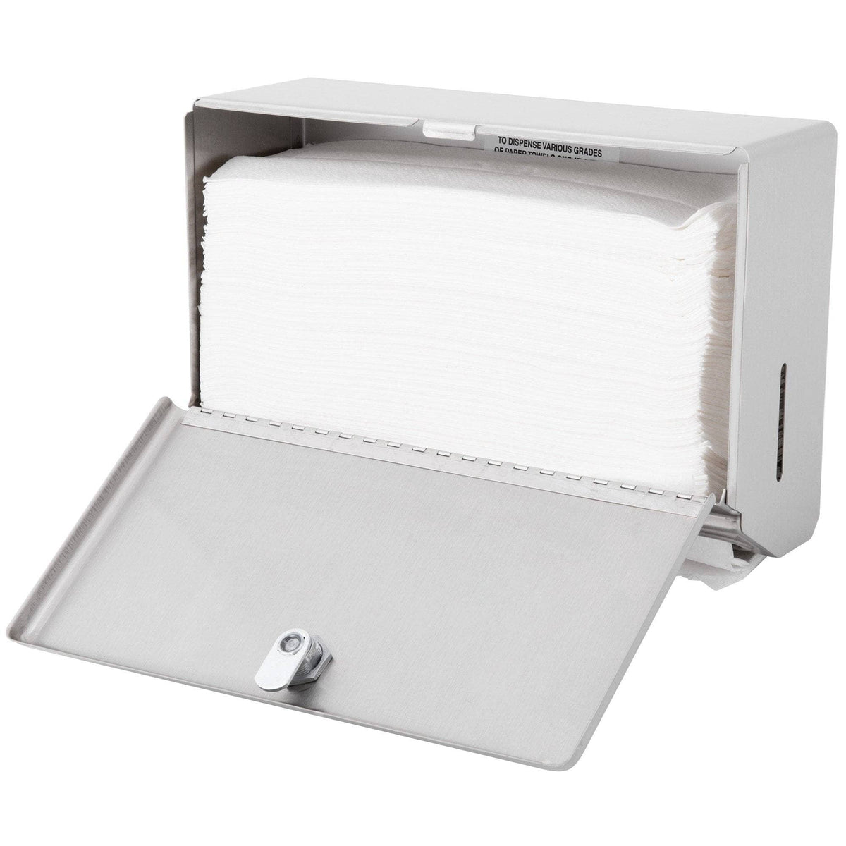 Bobrick B-2621 Commercial Paper Towel Dispenser, Surface-Mounted, Stainless Steel - TotalRestroom.com