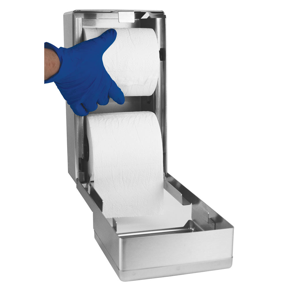 Bobrick B-2888 Commercial Toilet Tissue Dispenser, Surface-Mounted