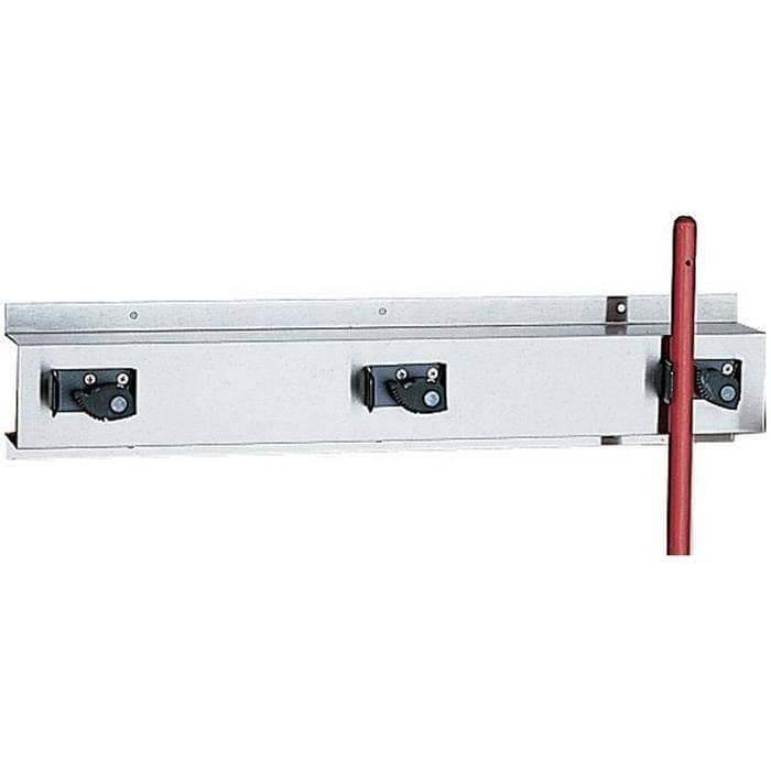 Bobrick B-223x24 Commercial Mop and Broom Holder, 8