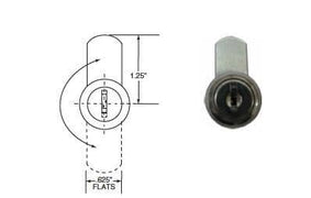 Bobrick 3944-41 Lock & Key Repair Part