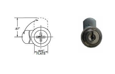 Bobrick 352-100 Lock&Key-Formerly 352-10 Repair Part for Washroom ...