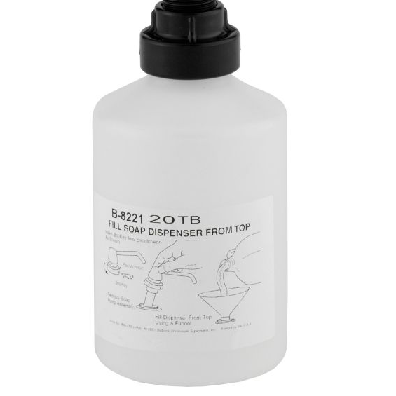 Bobrick 8221-45 Bottle (20 Oz) & Cap Repair Part