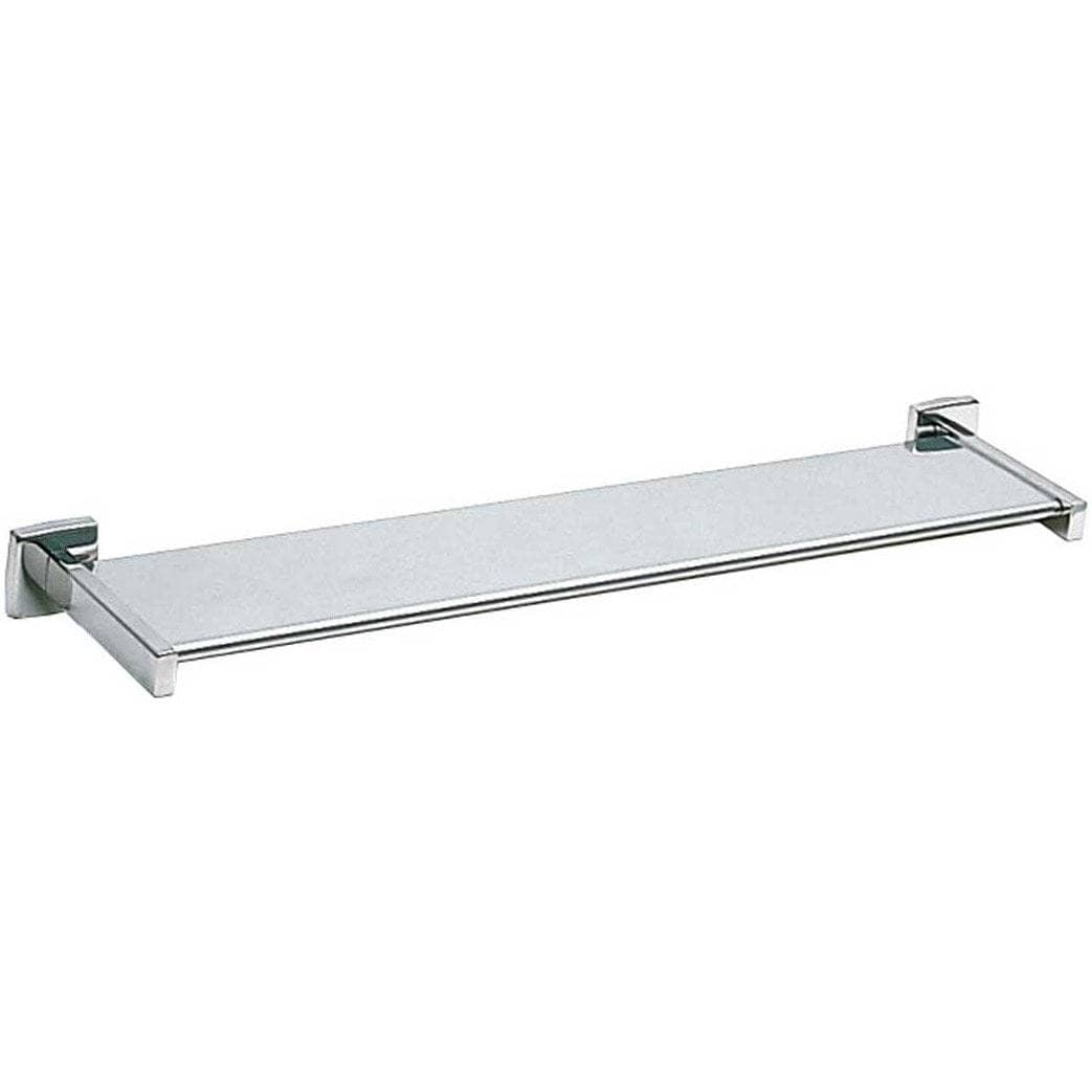 Bobrick B-295x16 Commercial Restroom Shelf, 5"W x 16"L, Stainless Steel w/ Satin Finish E - TotalRestroom.com