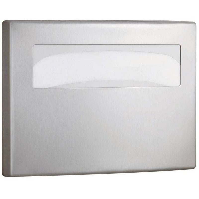 Bobrick B-4221 Commercial Toilet Seat Cover Dispenser, Surface-Mounted, Stainless Steel - TotalRestroom.com