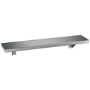 Bobrick B-295x16 Commercial Restroom Shelf, 5"W x 16"L, Stainless Steel w/ Satin Finish F - TotalRestroom.com