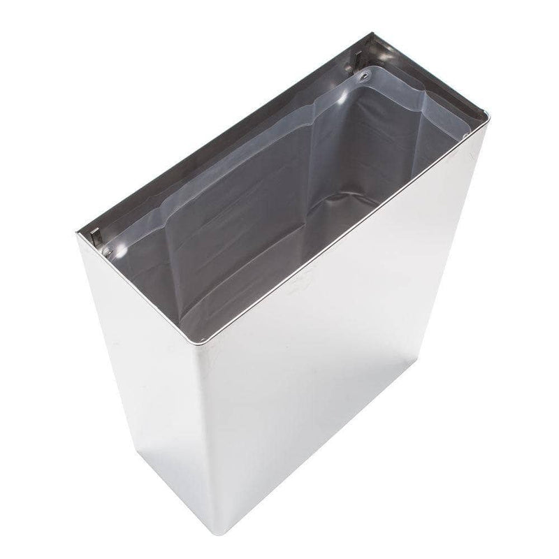 Bobrick B-279 Commercial Restroom Trash Can, 6.4 Gallon, Surface-Mounted,  14