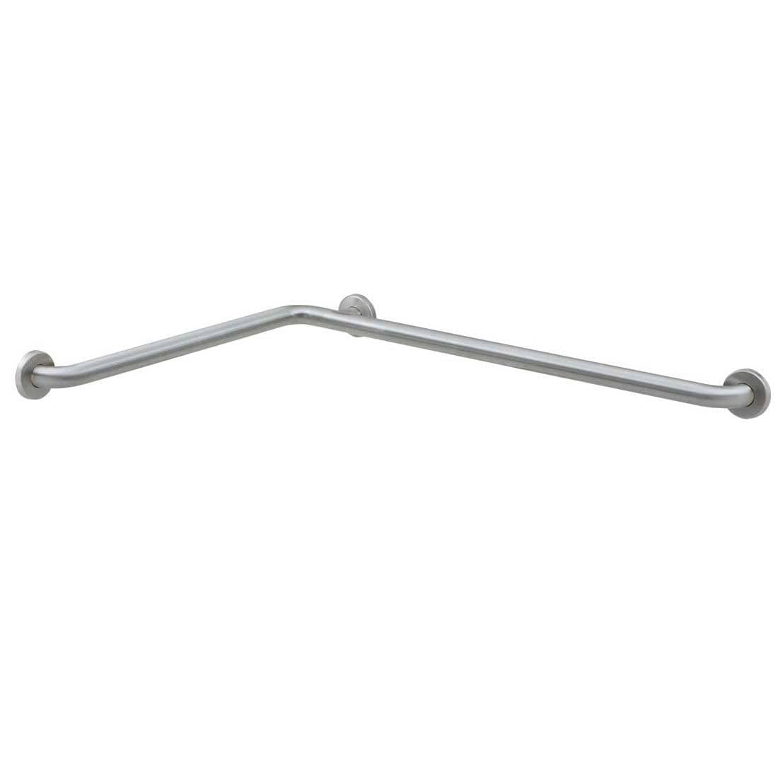 Bobrick B-68616 Commercial Two Wall Grab Bar, 1-1/2" Diameter x 36" Length, Stainless Steel - TotalRestroom.com
