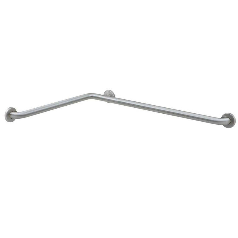 Bobrick B-68616 Commercial Two Wall Grab Bar, 1-1/2" Diameter x 36" Length, Stainless Steel - TotalRestroom.com