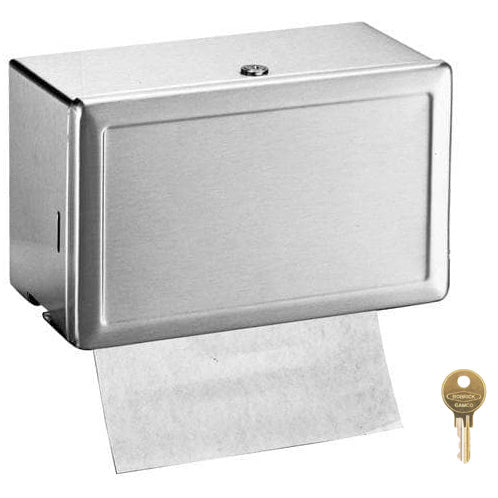 Bobrick B-263 Commercial Paper Towel Dispenser, Surface-Mounted, Stainless Steel