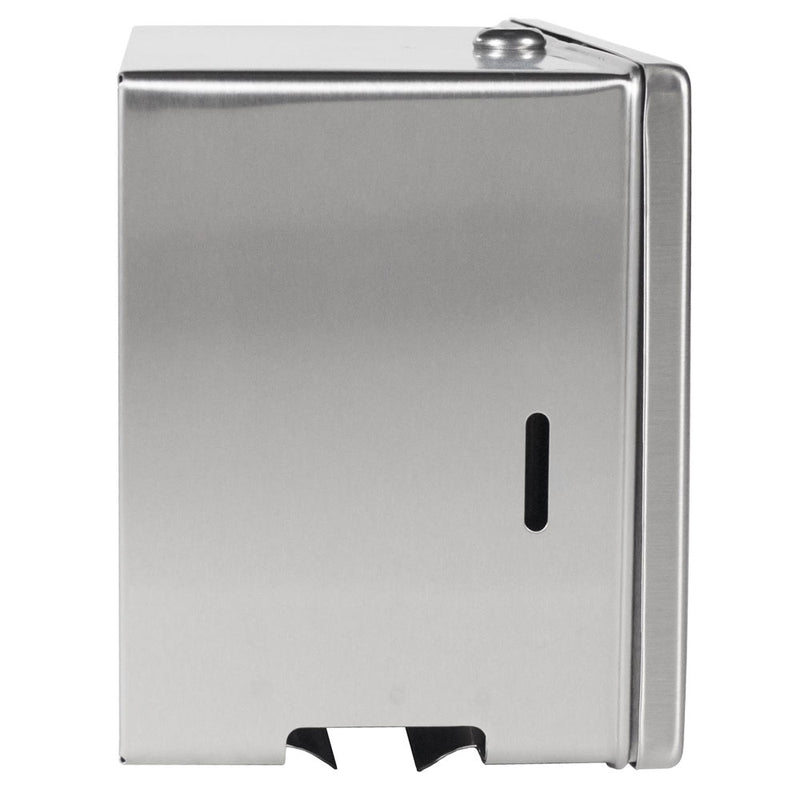 Bobrick B-263 Commercial Paper Towel Dispenser, Surface-Mounted, Stainless Steel