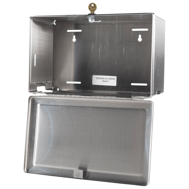 Bobrick B-263 Commercial Paper Towel Dispenser, Surface-Mounted, Stainless Steel